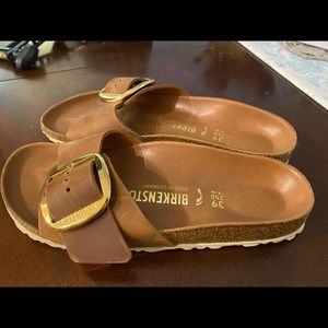 Madrid Big Buckle. Buckle is gold and size is 39. Worn once.